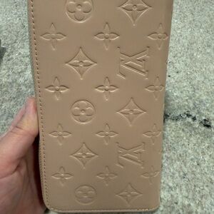 Louis Vuitton Beige Monogram Wallet